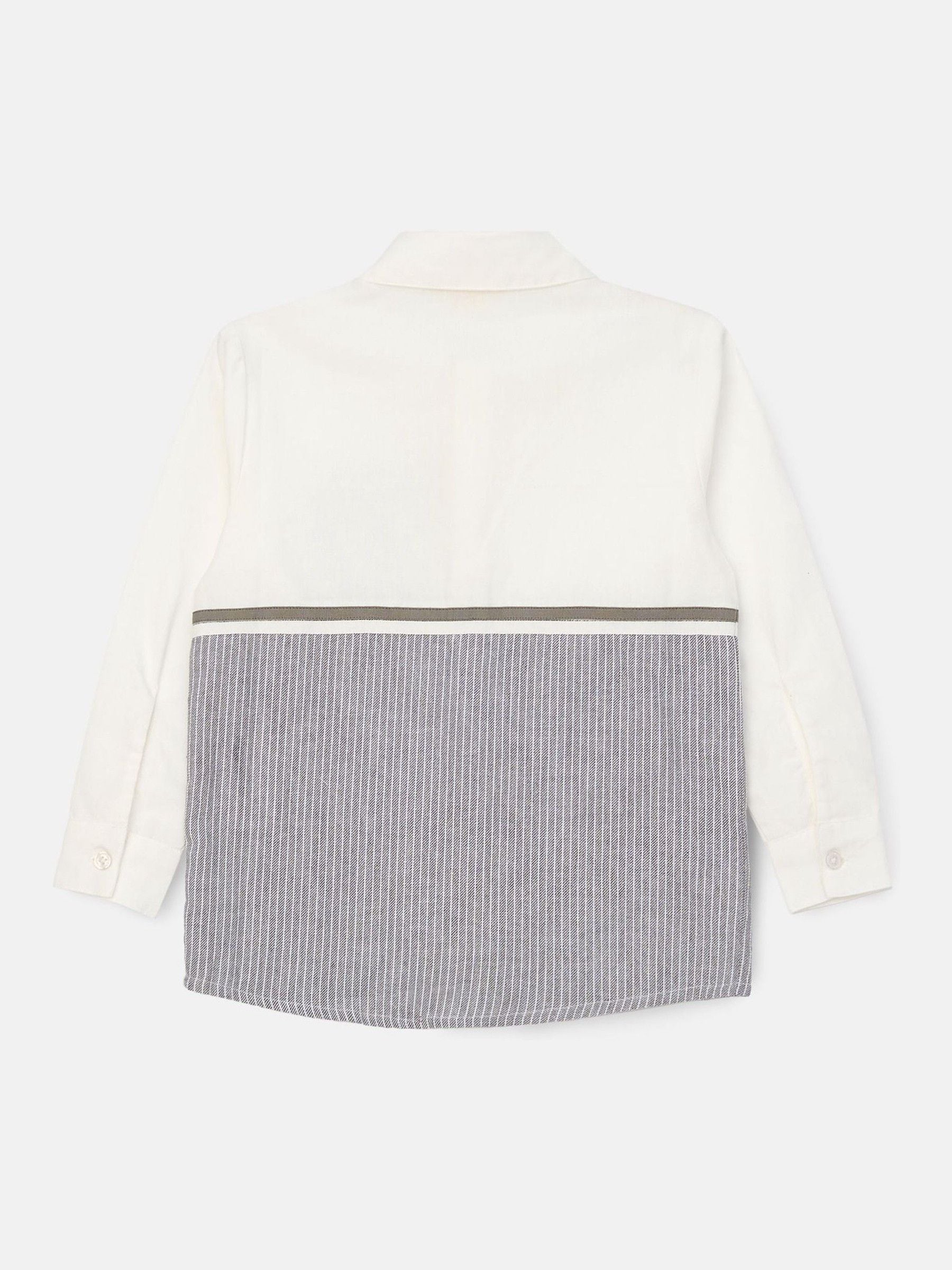 Buy Angel & Rocket Grey Hank Textured Stripe Block 100% Cotton