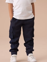 Angel & Rocket Frank Panelled Mix Fabric Joggers - Image 1 of 7