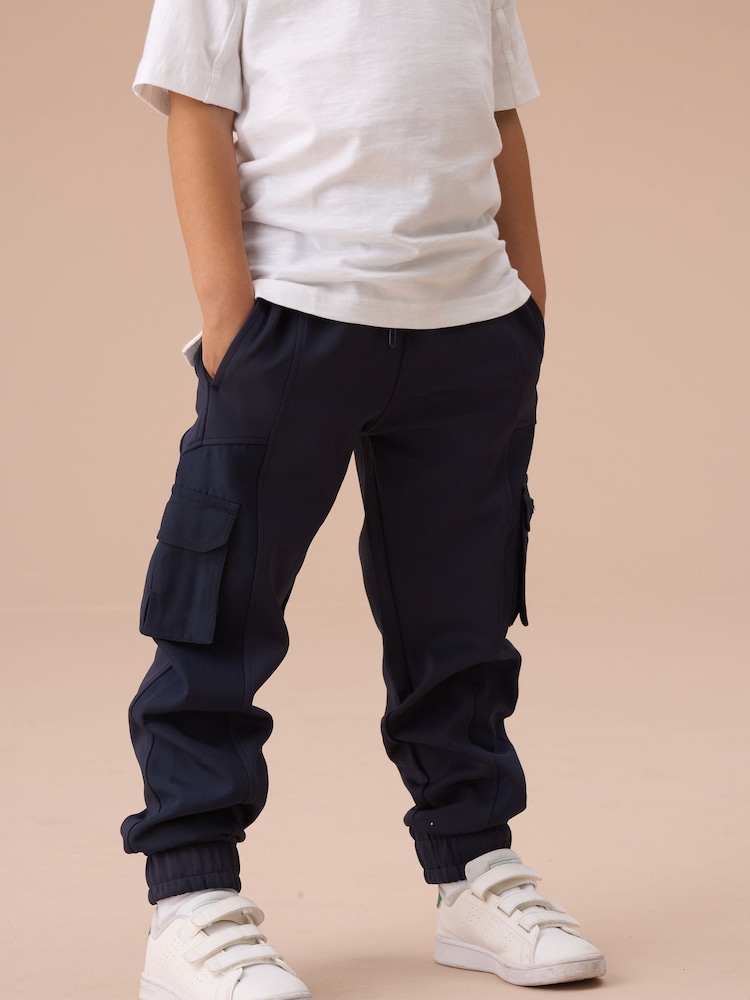 Angel & Rocket Frank Panelled Mix Fabric Joggers - Image 2 of 7