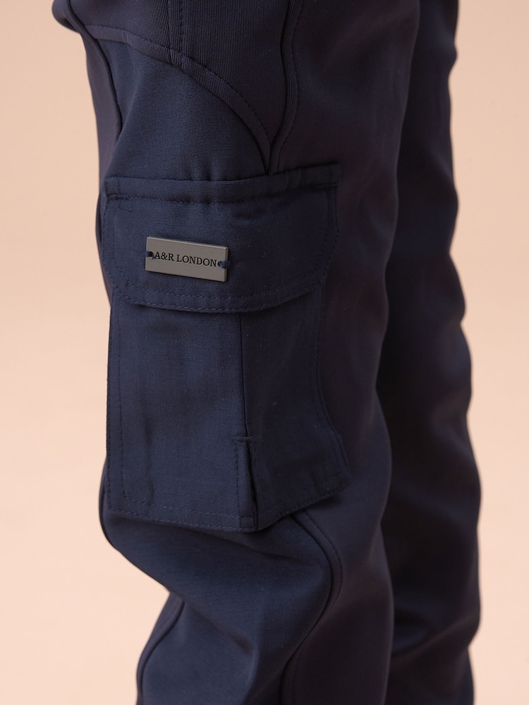 Angel & Rocket Frank Panelled Mix Fabric Joggers - Image 6 of 7