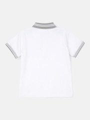 Angel & Rocket White Kane Colourblock 100% Cotton Polo Shirt - Image 6 of 7