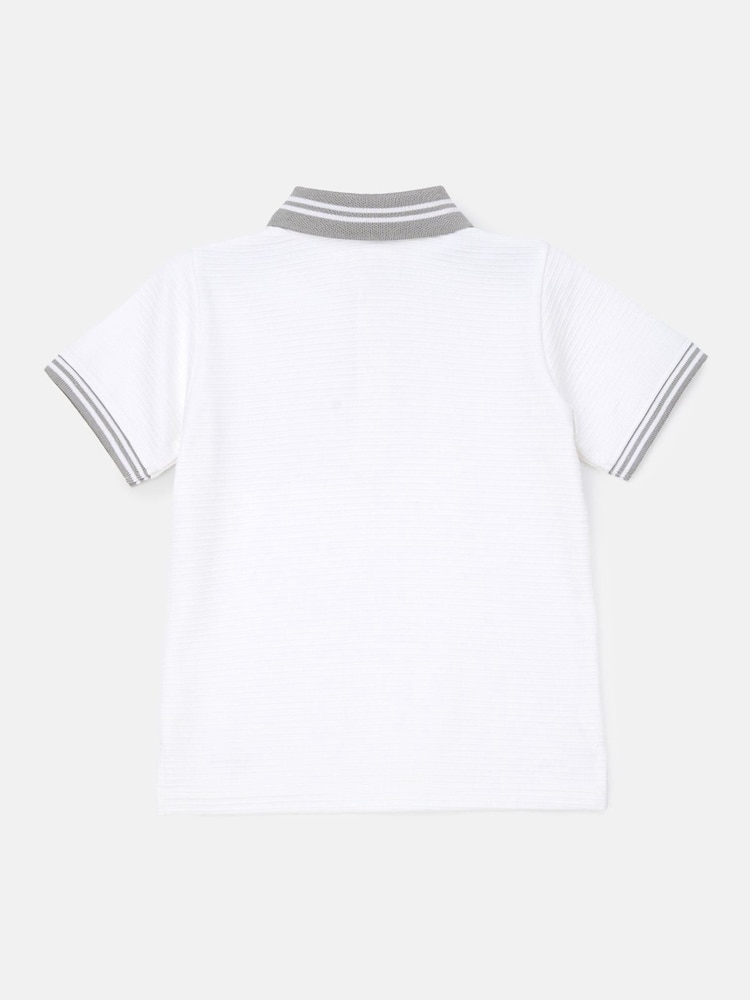 Angel & Rocket Kane Colourblock 100% Cotton Polo Shirt - Image 6 of 7