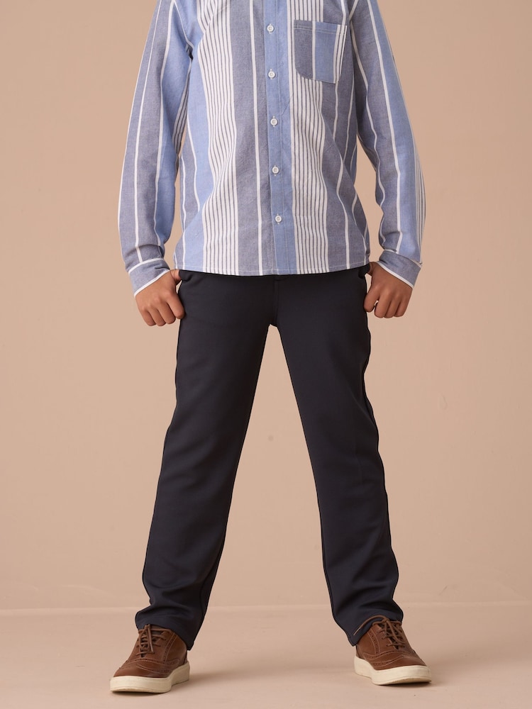 Angel & Rocket Black Oscar Smart Chino Trousers - Image 1 of 3