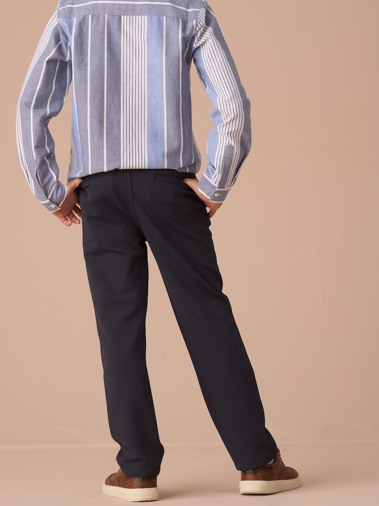 Angel & Rocket Black Oscar Smart Chino Trousers - Image 2 of 3