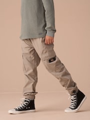 Angel & Rocket Cream Finn Technical Cargo Joggers - Image 1 of 9