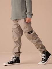 Angel & Rocket Cream Finn Technical Cargo Joggers - Image 9 of 9