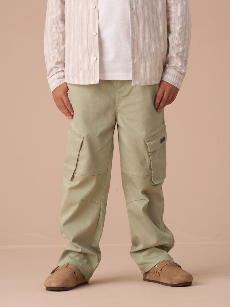 Angel & Rocket Green Jace Cargo Denim Jeans - Image 1 of 6 Angel & Rocket Green Jace Cargo Denim Jeans - Image 1 of 6