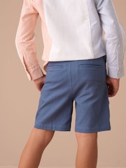 Angel & Rocket Blue Matty Smart Printed 100% Cotton Shorts - Image 2 of 7