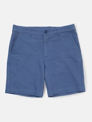 Angel & Rocket Blue Matty Smart Printed 100% Cotton Shorts - Image 5 of 7