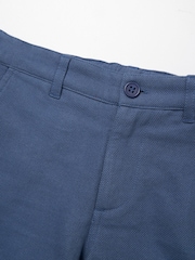 Angel & Rocket Blue Matty Smart Printed 100% Cotton Shorts - Image 7 of 7