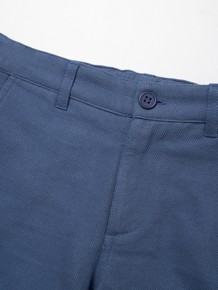 Angel & Rocket Blue Matty Smart Printed 100% Cotton Shorts - Image 7 of 7