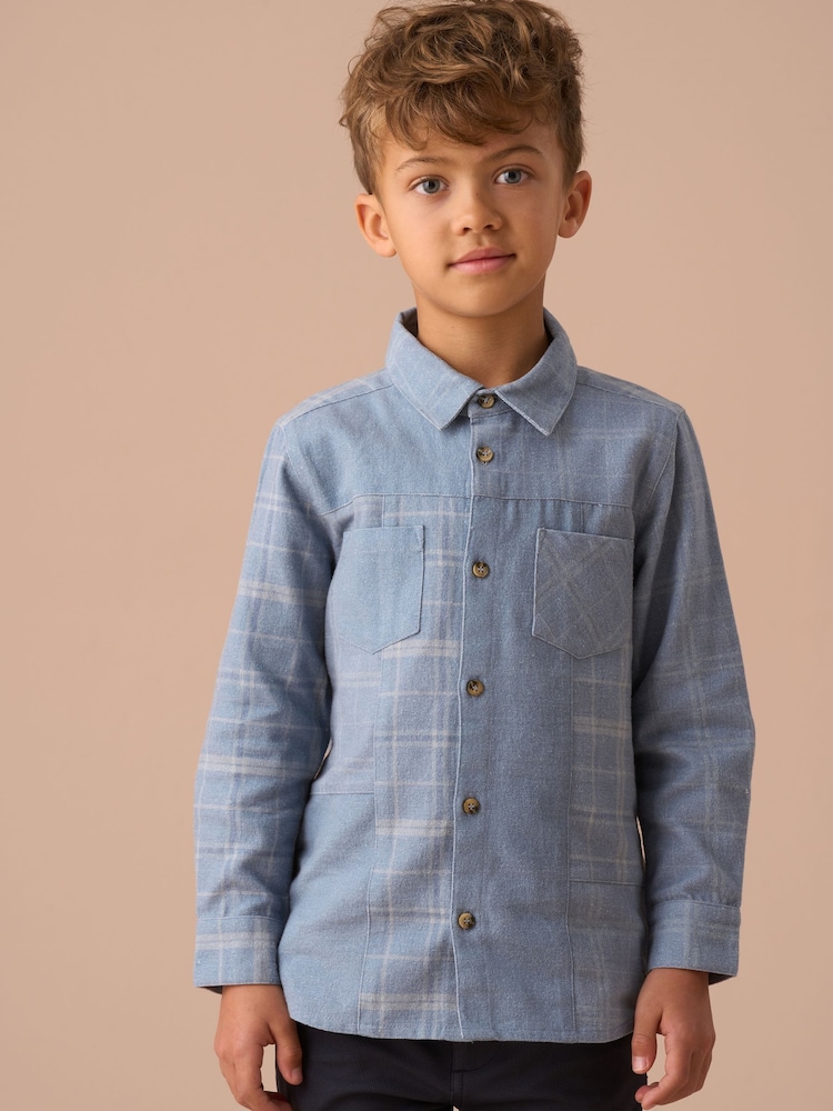 Angel & Rocket 100% Cotton Connor Block Check Shirt - Image 3 of 7