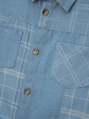 Angel & Rocket 100% Cotton Connor Block Check Shirt - Image 7 of 7
