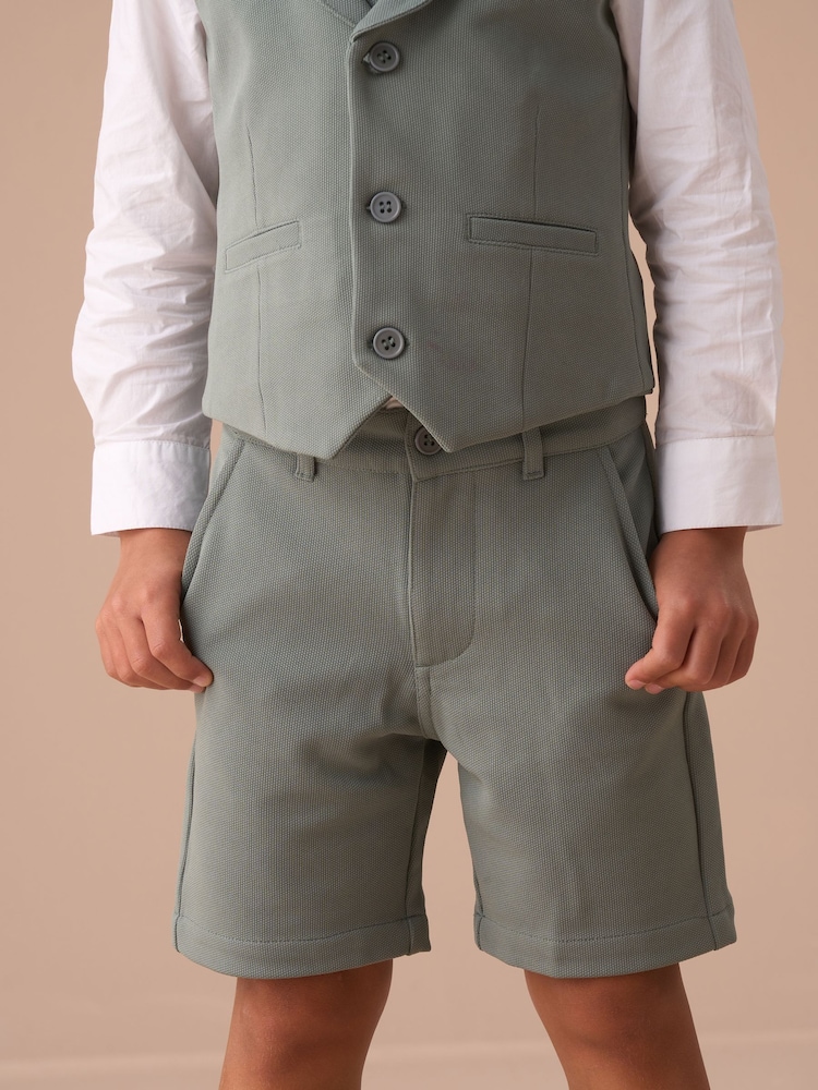 Angel & Rocket Benjamin Stijlvolle getextureerde shorts - Image 4 of 7