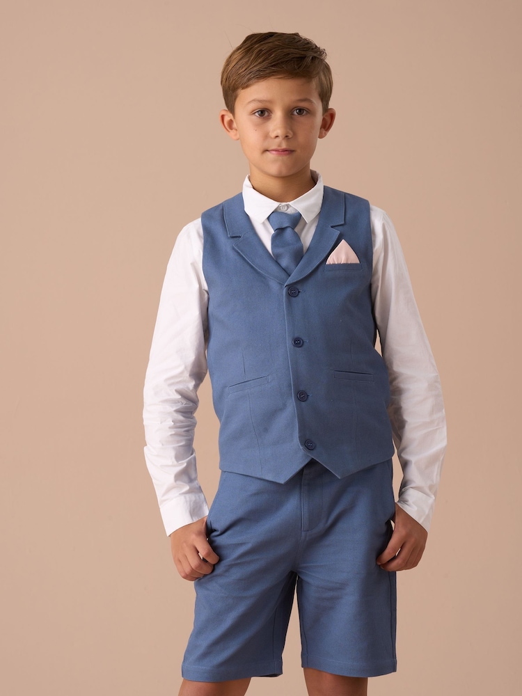 Angel & Rocket Matty nette bedrukte 100% katoenen gilet-set - Image 3 of 7