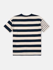 Angel & Rocket Lewis Textured Stripe Block 100% Cotton T-Shirt - Imagen 7 de 8