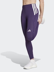 أرجواني - بنطلون ضيق من تشكيلة Adizero 1/1 L W من adidas - صورة 1 من 9