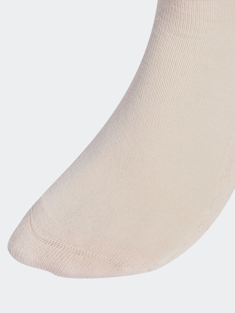 adidas Originals Brown Ankle 3 Pack Socks - Image 3 of 4