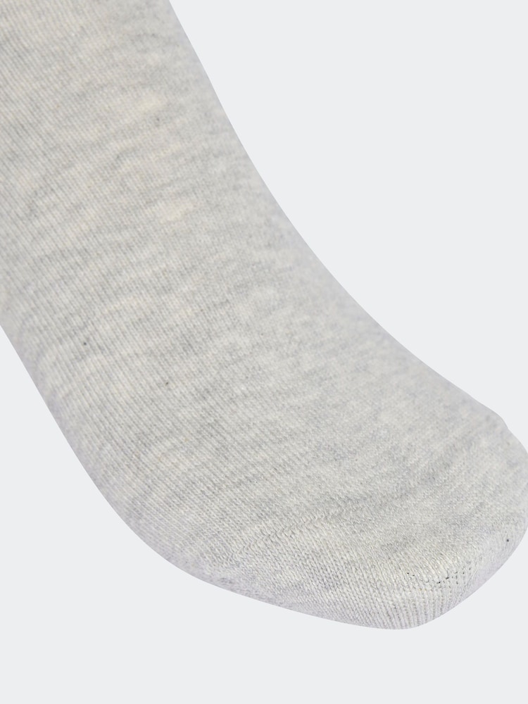 adidas Originals White Chrome 3-Stripes Crew Socks 3 Pairs - Image 4 of 4 adidas Originals White Chrome 3-Stripes Crew Socks 3 Pairs - Image 4 of 4