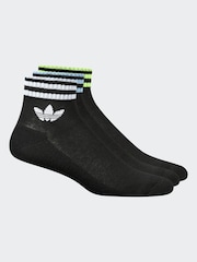 adidas Originals Black Chrome Ankle Socks 3 Pack - Image 2 of 5