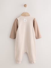 Neutral Jersey Dungaree and Bodysuit Baby Set (0mths-2yrs) - Image 2 of 8