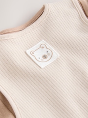 Neutral Jersey Dungaree and Bodysuit Baby Set (0mths-2yrs) - Image 6 of 8