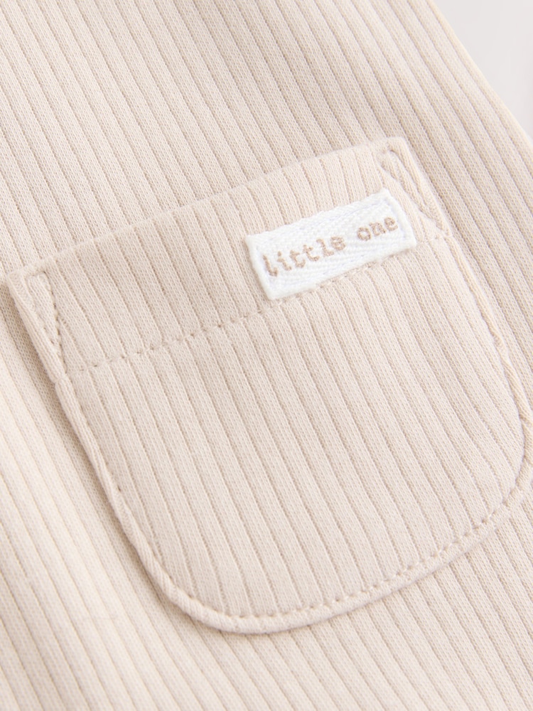 Neutral Jersey Dungaree and Bodysuit Baby Set (0mths-2yrs) - Image 8 of 8