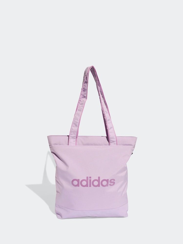 adidas Purple W L ESS Shopper Bag - Image 1 of 6 adidas Purple W L ESS Shopper Bag - Image 1 of 6
