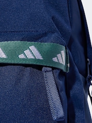adidas Blue Classic Tape Backpack - Image 5 of 6