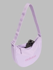 adidas Purple Linear Essentials Shoulder Bag - Image 4 of 6