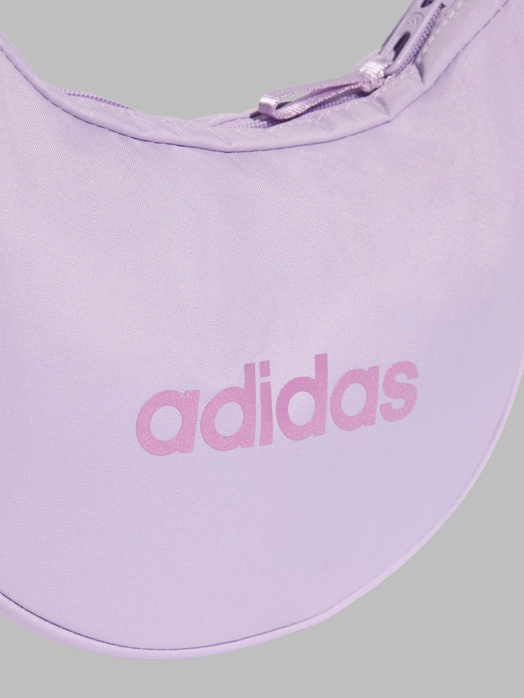 adidas Purple Linear Essentials Shoulder Bag - Image 6 of 6