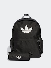 adidas Originals Black Backpack With Pencil Case - Image 1 of 8