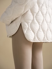 White Lightweight Quilted Jacket - Image 5 of 8