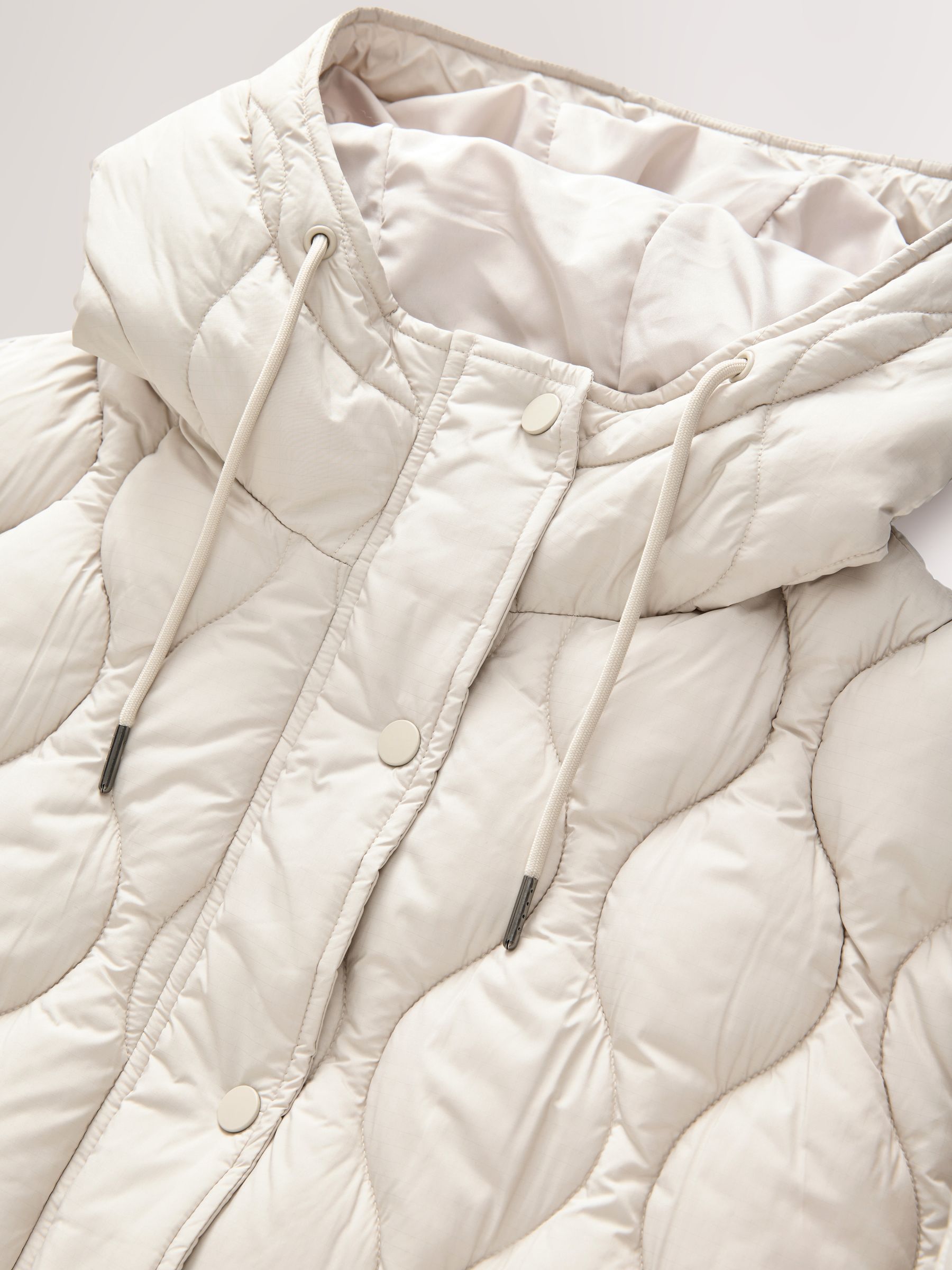 Buy Off White Lightweight Quilted Jacket from Next USA