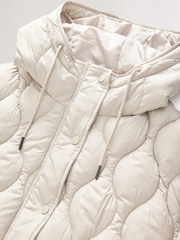 White Lightweight Quilted Jacket - Image 7 of 8