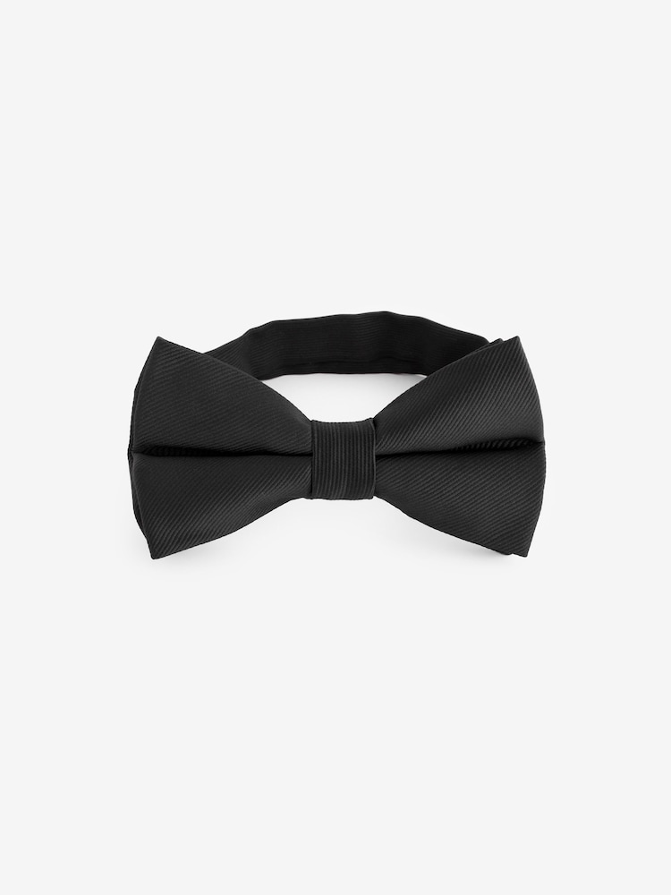 Black Twill Bow Tie - Image 2 of 5