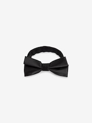 Black Bow Tie, Pocket Square And Cufflinks Set - Image 5 of 8