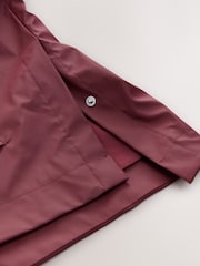 Berry Red Rubber Rain Jacket - Image 4 of 5