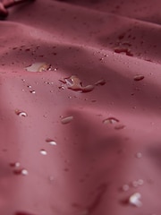 Berry Red Rubber Rain Jacket - Image 5 of 5