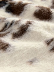 Cow Print Zip Through Jacket - Image 6 of 6