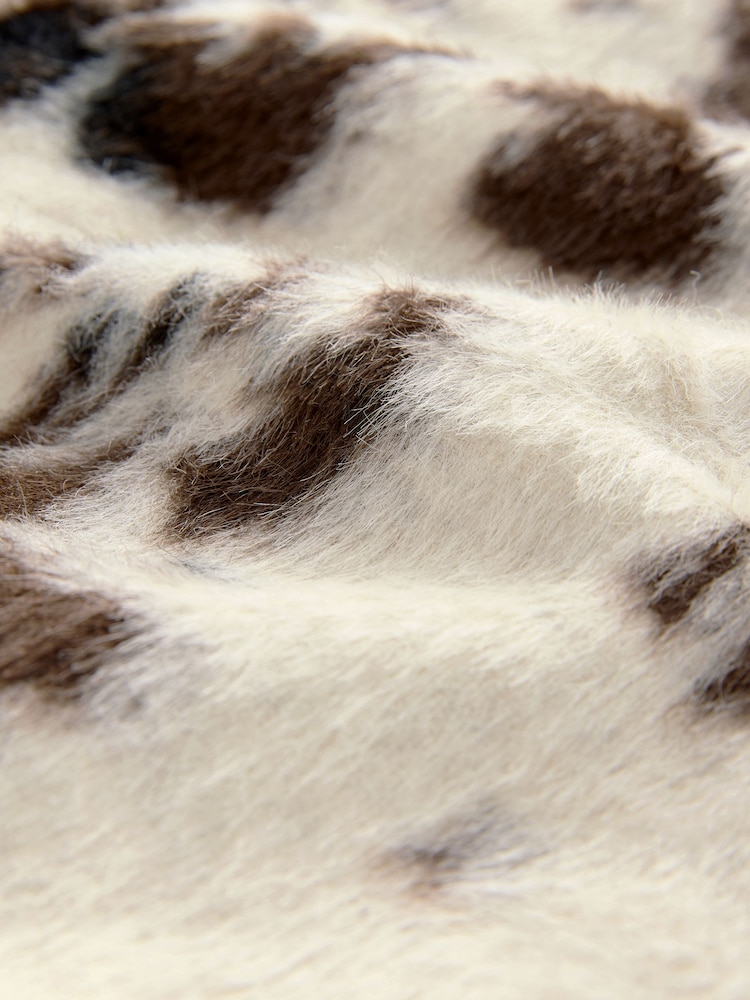 Cow Print Zip Through Jacket - Image 6 of 6