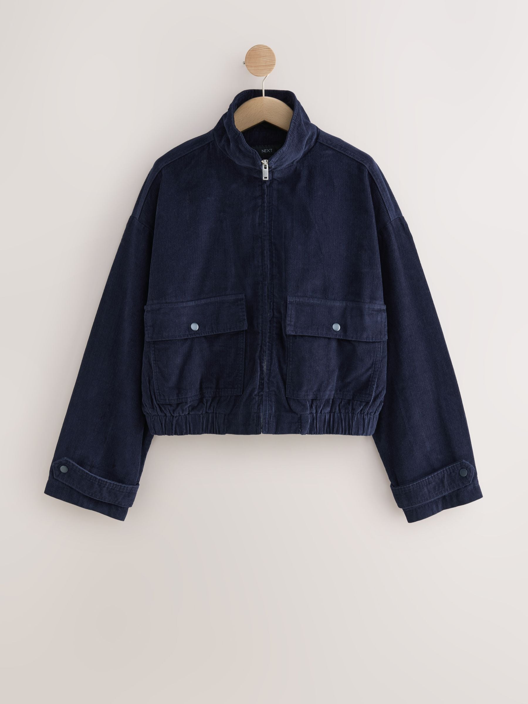 Buy Navy Cord Bomber Jacket from Next USA