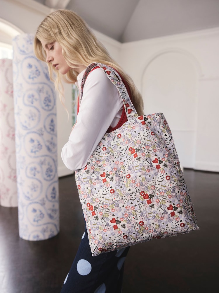 Cath Kidston Lady Luck Perfect Shopper Cotton Bag - Image 1 of 4