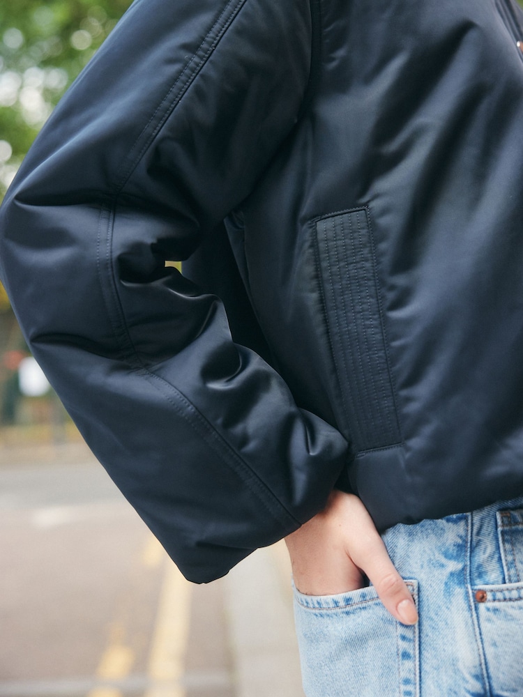 Navy Bomber Jacket - Image 5 of 5