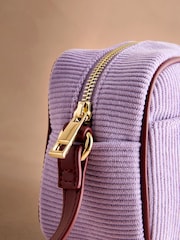 Cath Kidston Purple Cord Utility Cross-Body Bag - Image 6 of 6