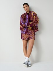 adidas Red x Farm Premium Loose Shorts - Image 2 of 5
