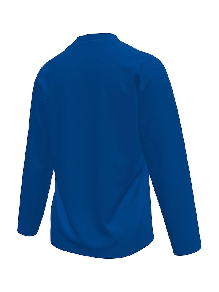 Nike Blue Brand Blast Logo Long Sleeve Hydroguard Rash Vest - Image 2 of 3