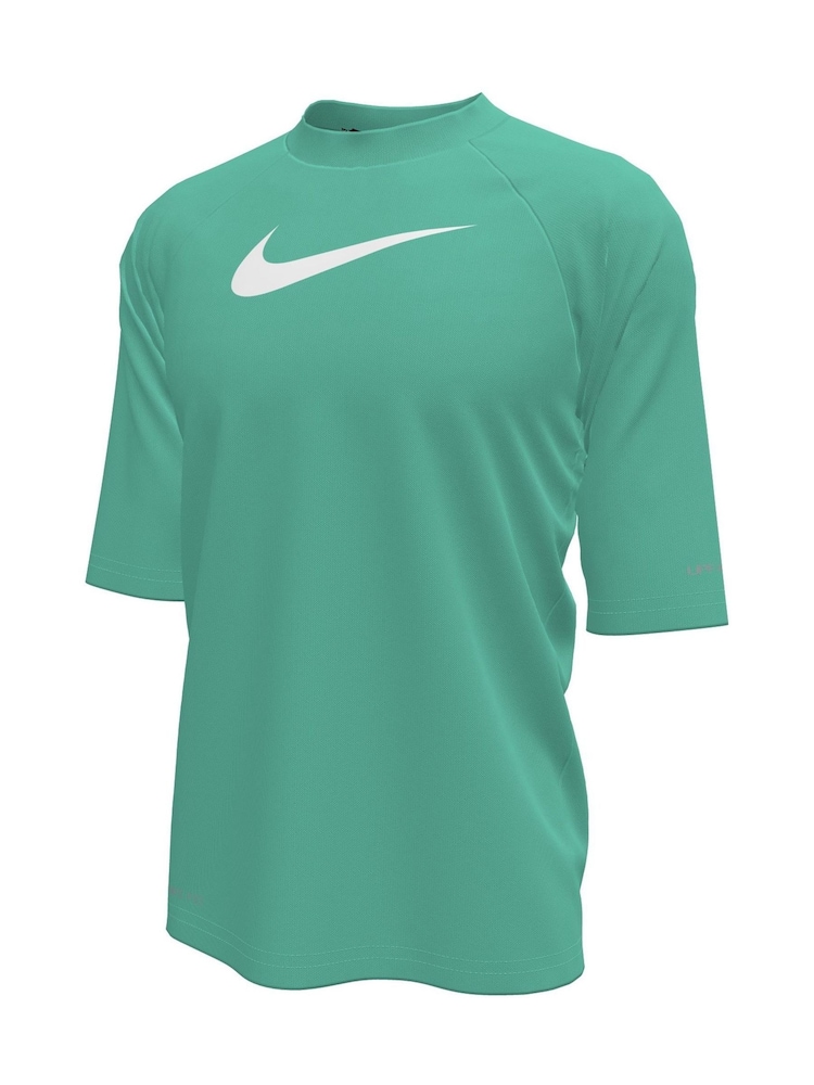 Nike Blue Sun Safe Hydroguard Short Sleeve Rash Vest - Image 6 of 6