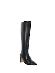 Dune London Black Startler Knee High Boots - Image 3 of 6