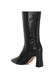 Dune London Black Startler Knee High Boots - Image 6 of 6